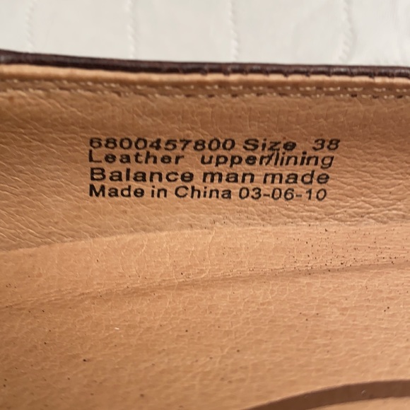 Dansko Pam brown leather button knit Mary Jane rounded toe style loafers - Picture 8 of 8